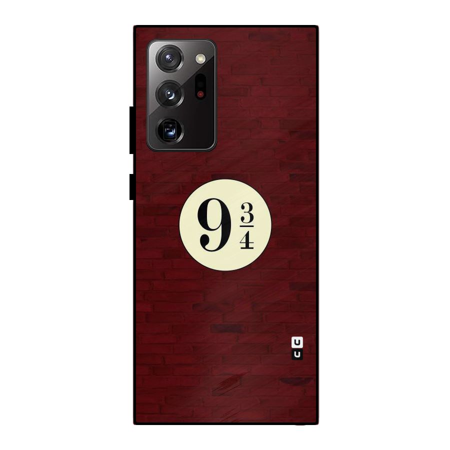 Red Wall Express Metal Back Case for Galaxy Note 20 Ultra