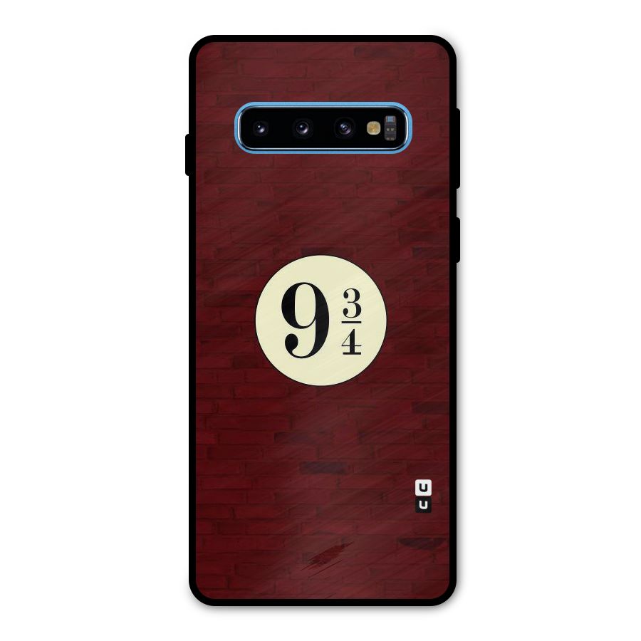 Red Wall Express Metal Back Case for Galaxy S10