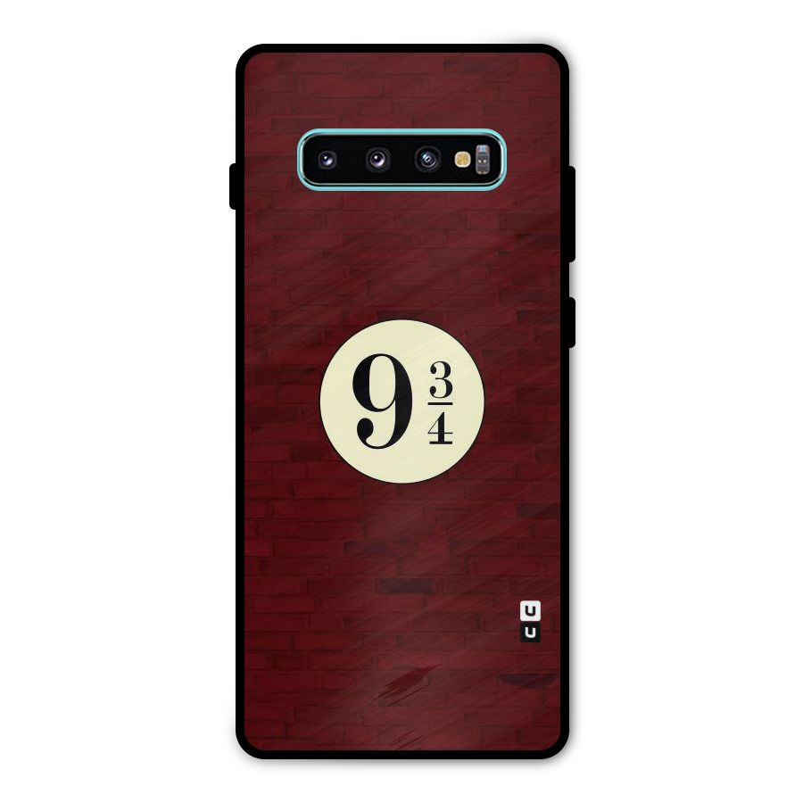 Red Wall Express Metal Back Case for Galaxy S10 Plus