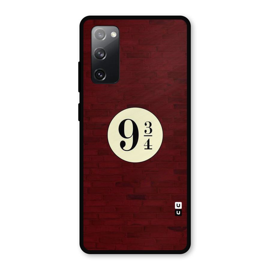 Red Wall Express Metal Back Case for Galaxy S20 FE 5G