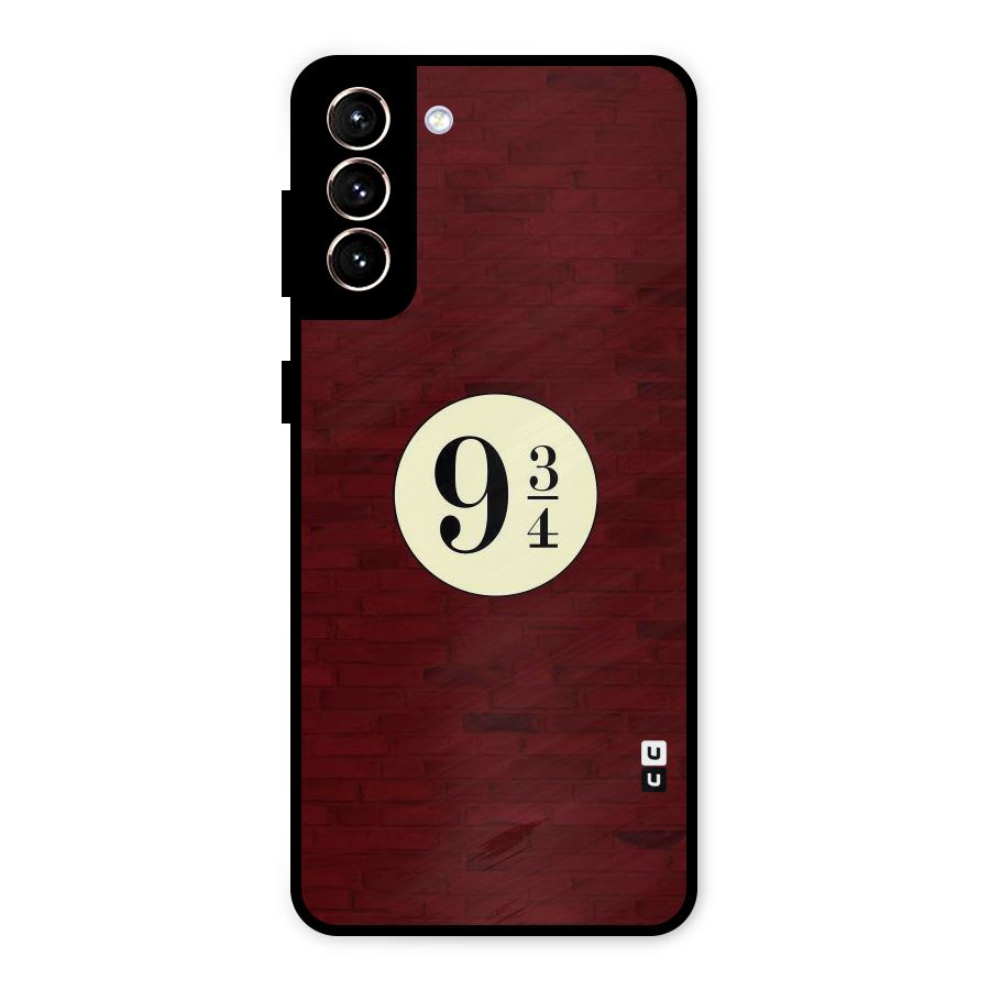 Red Wall Express Metal Back Case for Galaxy S21 Plus