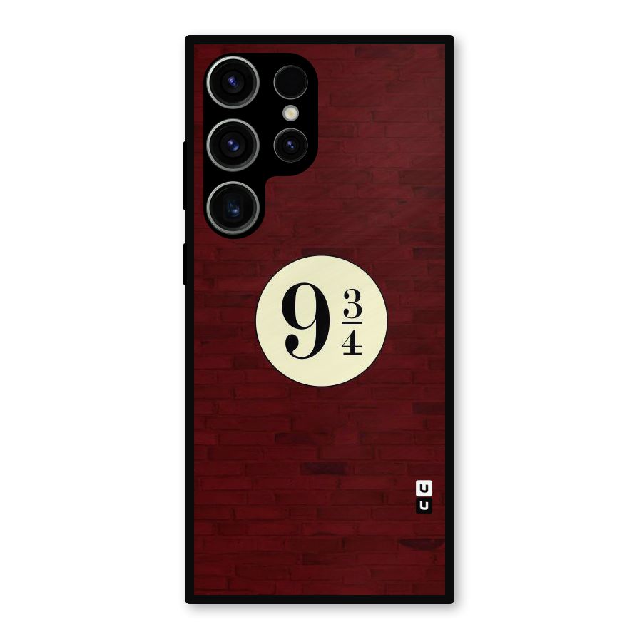 Red Wall Express Metal Back Case for Galaxy S23 Ultra