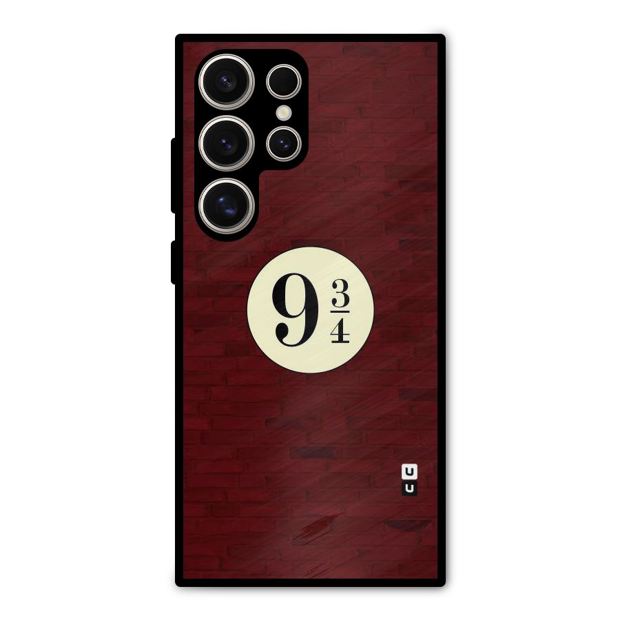 Red Wall Express Metal Back Case for Galaxy S24 Ultra