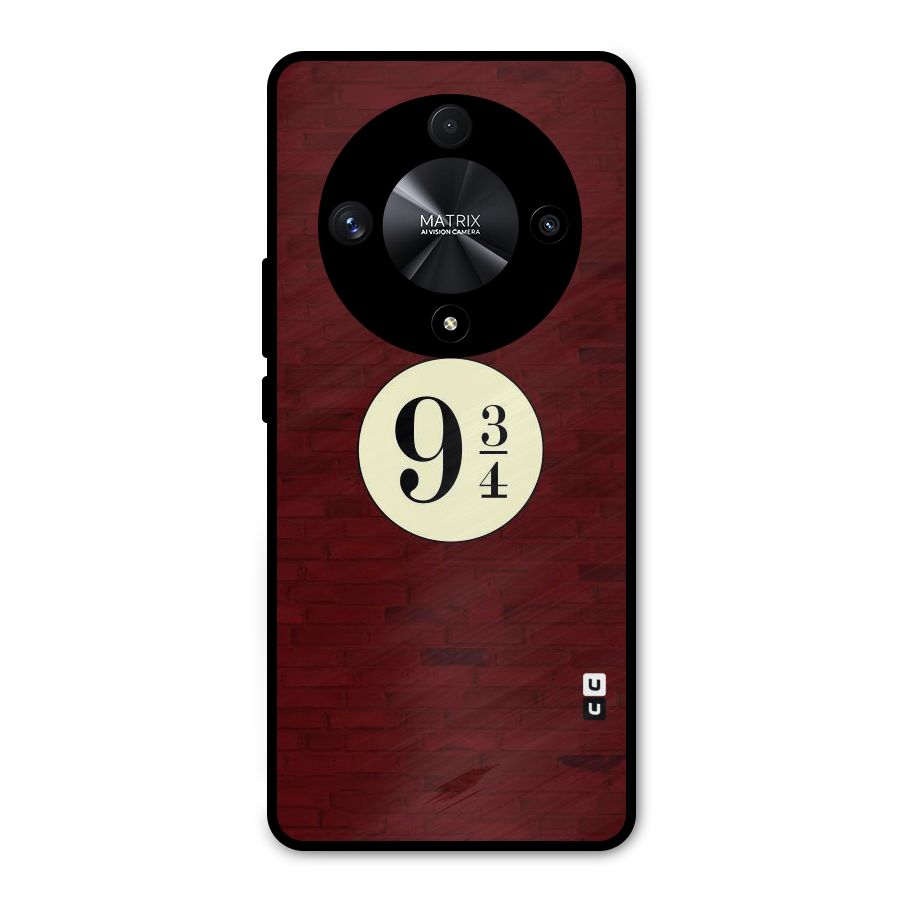 Red Wall Express Metal Back Case for Honor X9b