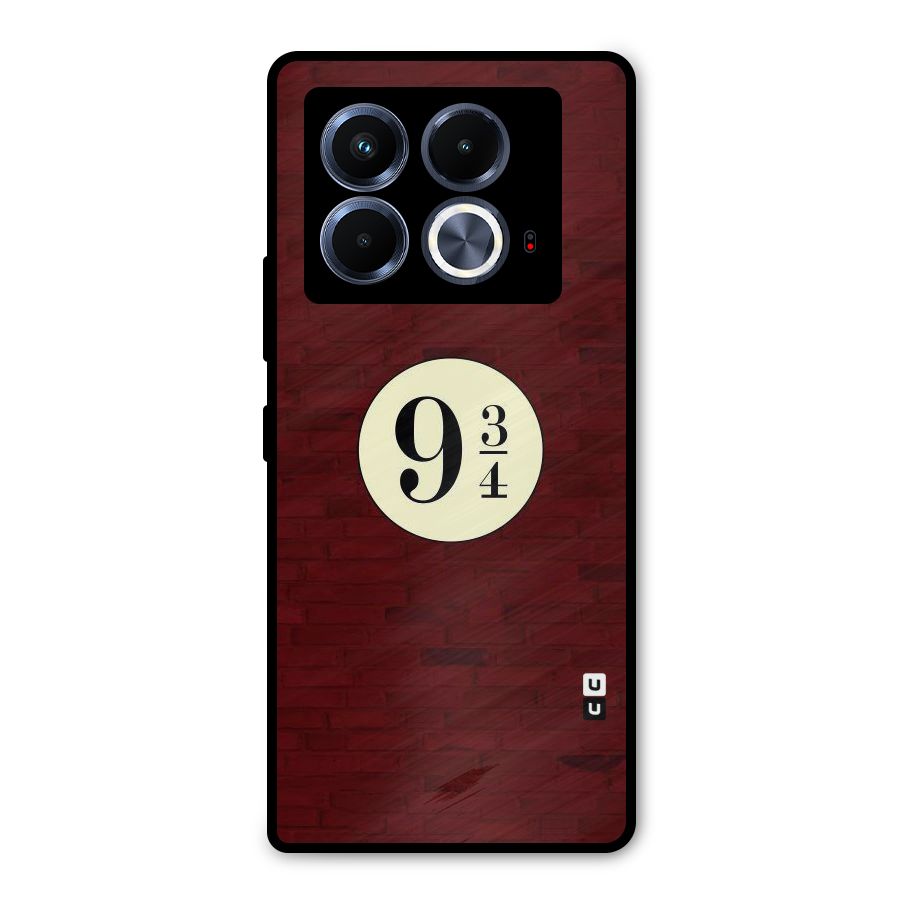 Red Wall Express Metal Back Case for Infinix Note 40 5G