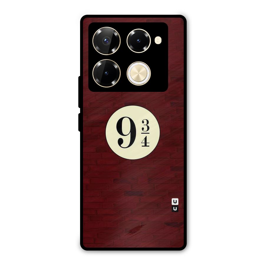Red Wall Express Metal Back Case for Infinix Note 40 Pro