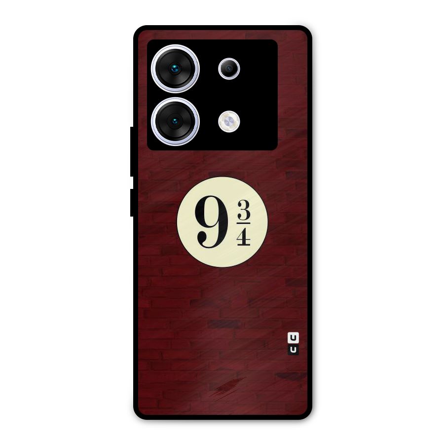 Red Wall Express Metal Back Case for Infinix Zero 30 5G