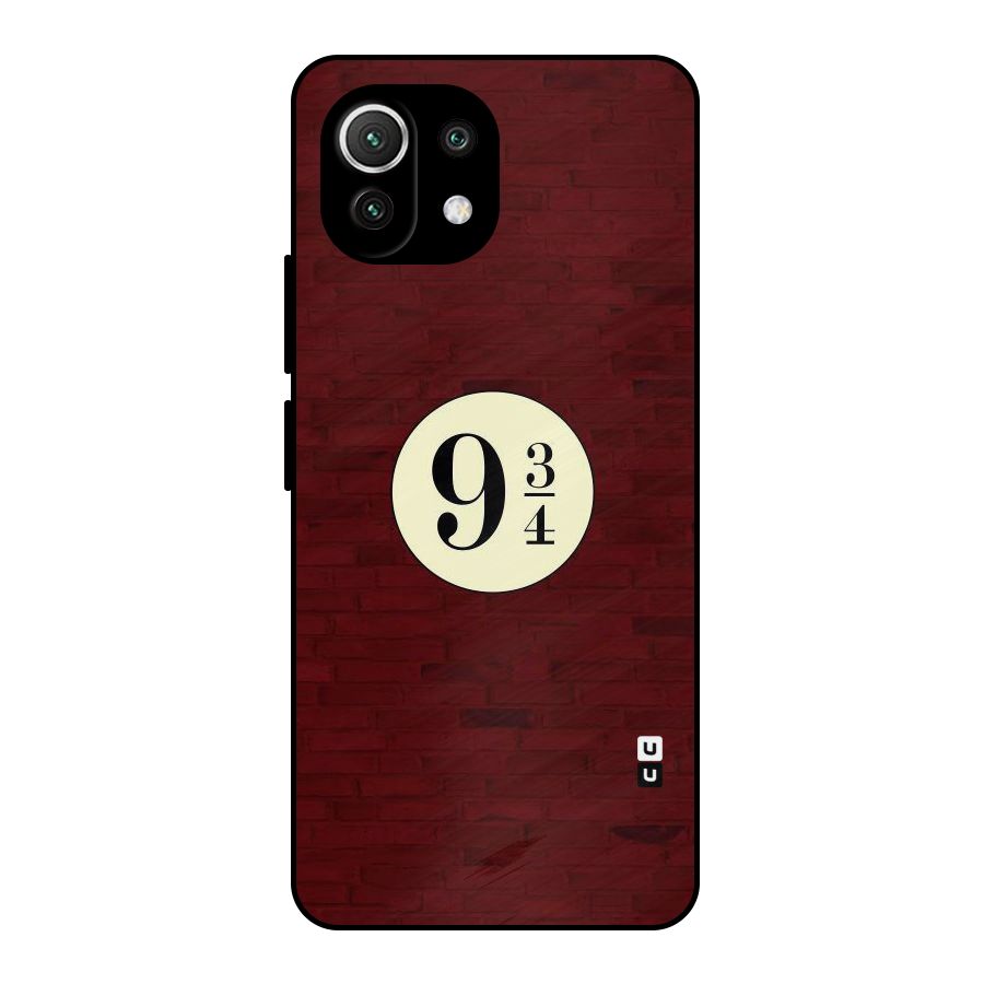 Red Wall Express Metal Back Case for Mi 11 Lite NE 5G