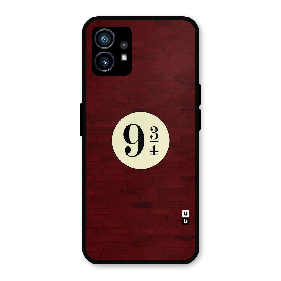 Red Wall Express Metal Back Case for Nothing Phone 1