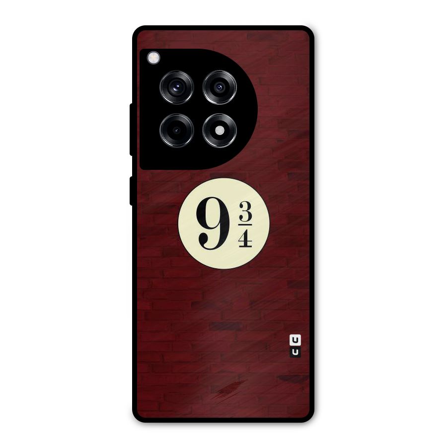 Red Wall Express Metal Back Case for OnePlus 12R