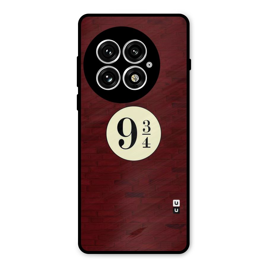Red Wall Express Metal Back Case for OnePlus 13