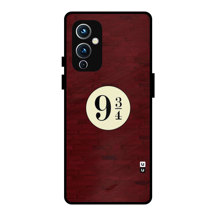 Red Wall Express Metal Back Case for OnePlus 9