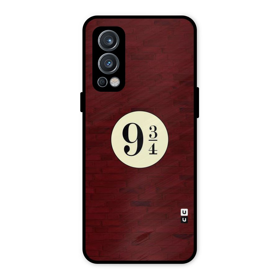 Red Wall Express Metal Back Case for OnePlus Nord 2 5G
