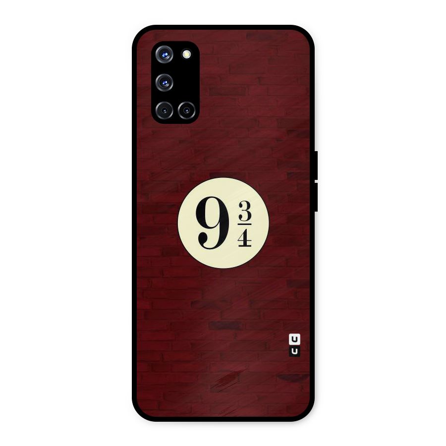 Red Wall Express Metal Back Case for Oppo A52