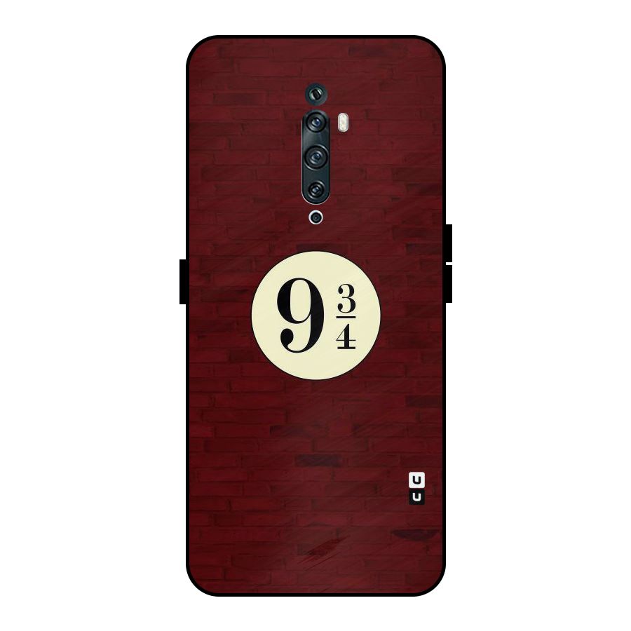 Red Wall Express Metal Back Case for Oppo Reno2 Z