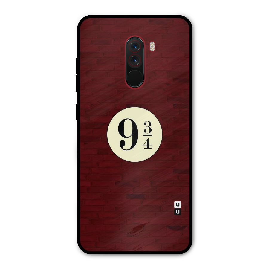 Red Wall Express Metal Back Case for Poco F1