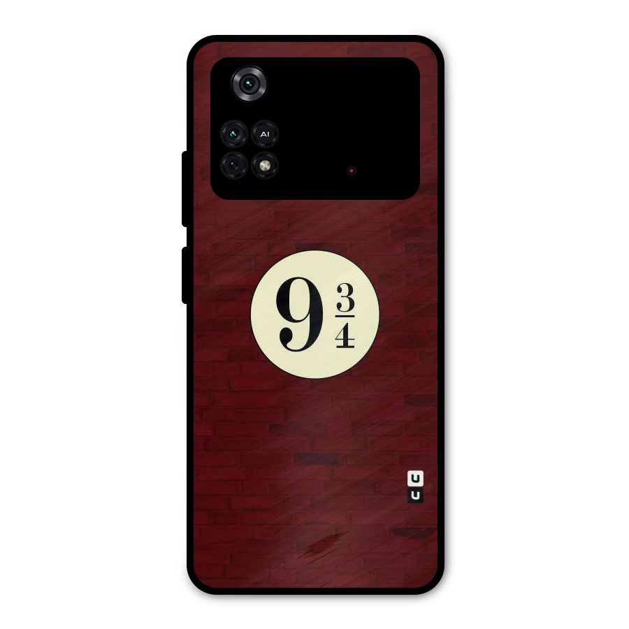 Red Wall Express Metal Back Case for Poco M4 Pro 4G