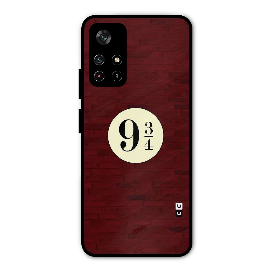 Red Wall Express Metal Back Case for Poco M4 Pro 5G