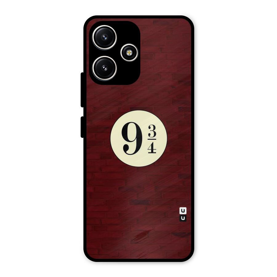 Red Wall Express Metal Back Case for Poco M6 Pro