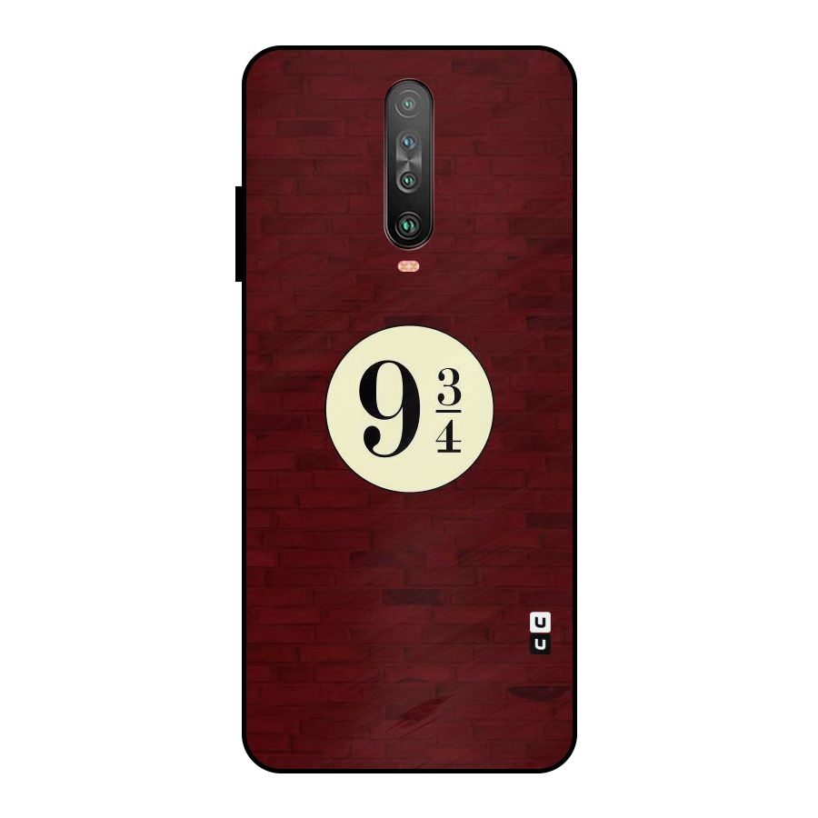 Red Wall Express Metal Back Case for Poco X2