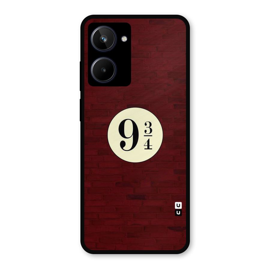 Red Wall Express Metal Back Case for Realme 10