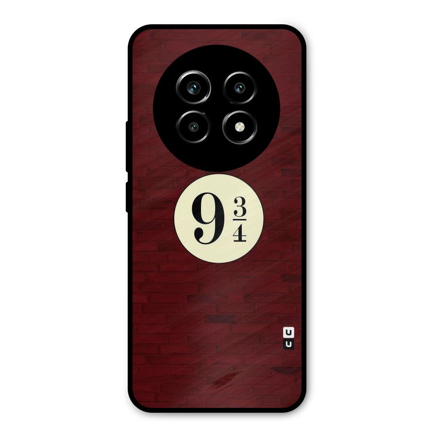 Red Wall Express Metal Back Case for Realme 13 Pro