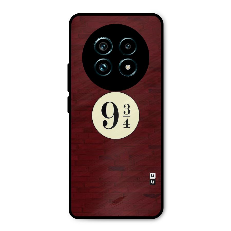 Red Wall Express Metal Back Case for Realme 13 Pro Plus