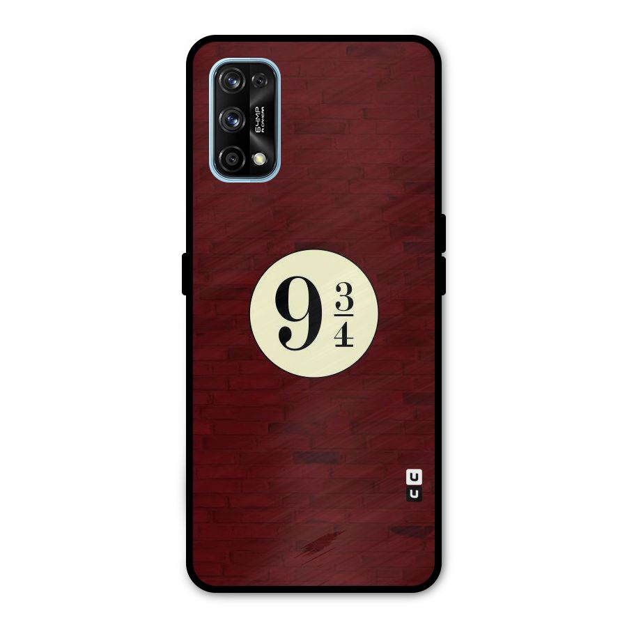 Red Wall Express Metal Back Case for Realme 7 Pro