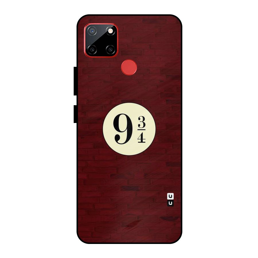 Red Wall Express Metal Back Case for Realme C12