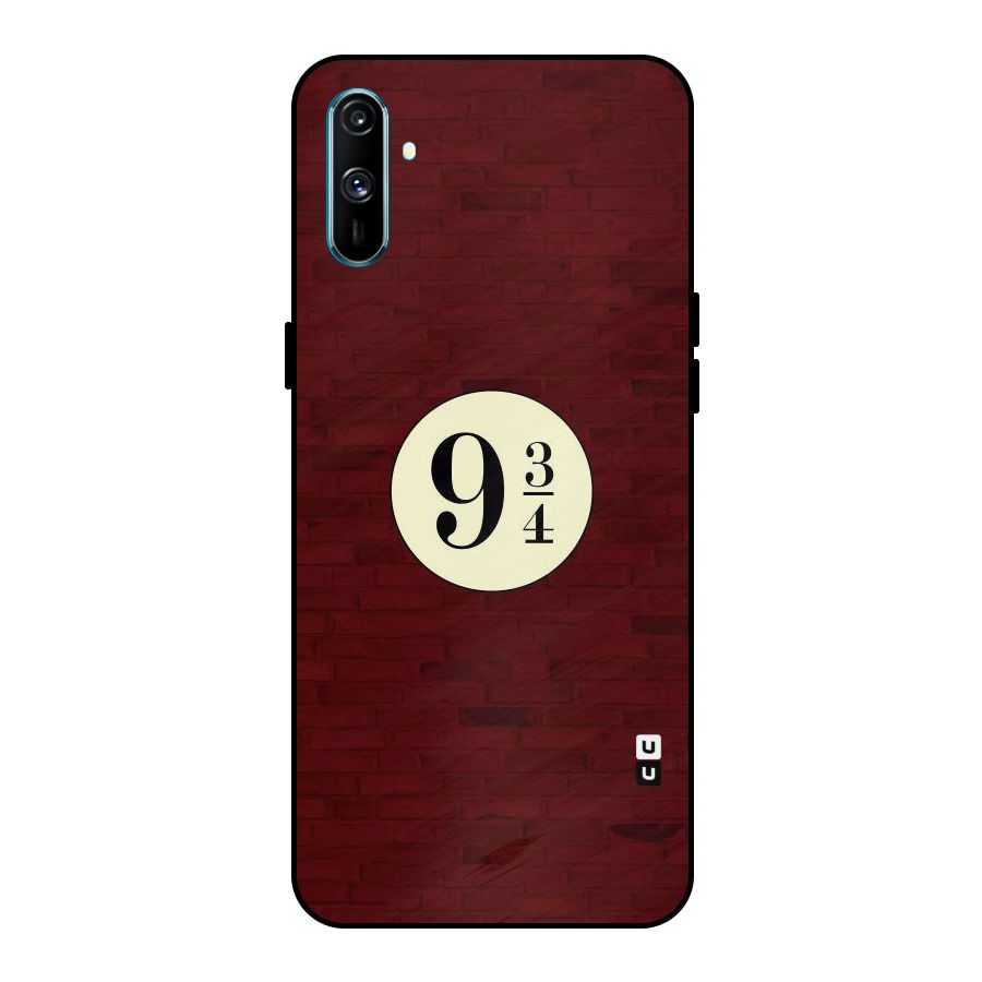 Red Wall Express Metal Back Case for Realme C3