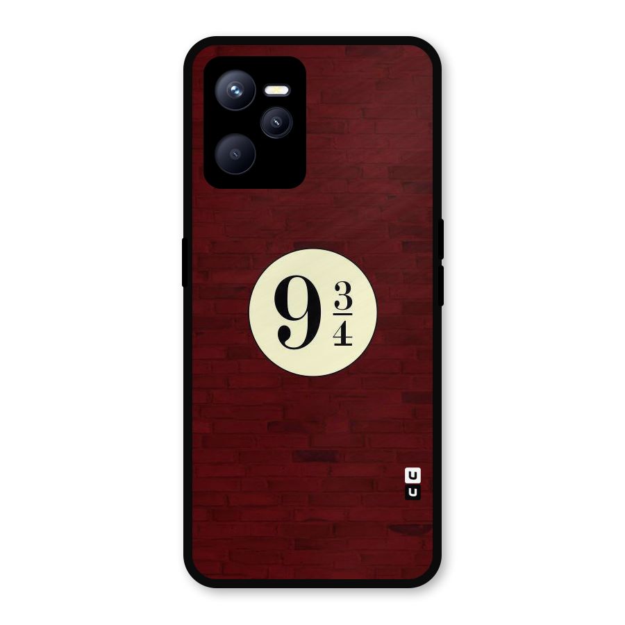 Red Wall Express Metal Back Case for Realme C35