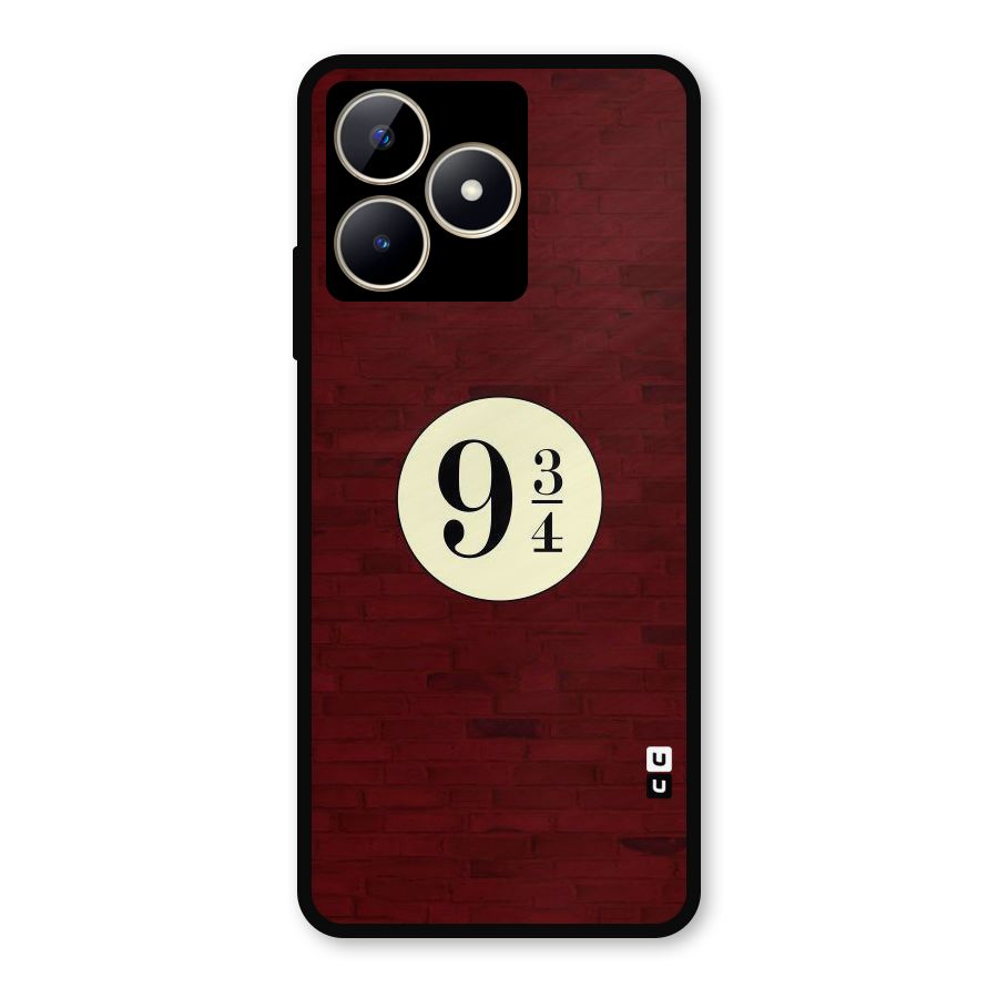 Red Wall Express Metal Back Case for Realme C53