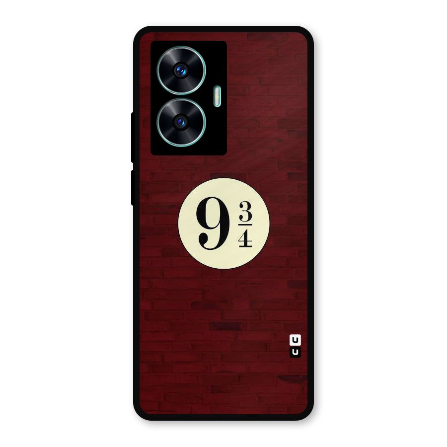 Red Wall Express Metal Back Case for Realme C55