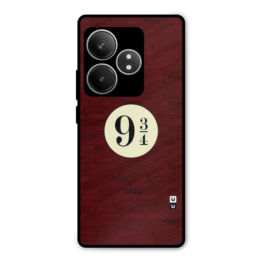 Red Wall Express Metal Back Case for Realme GT 6T