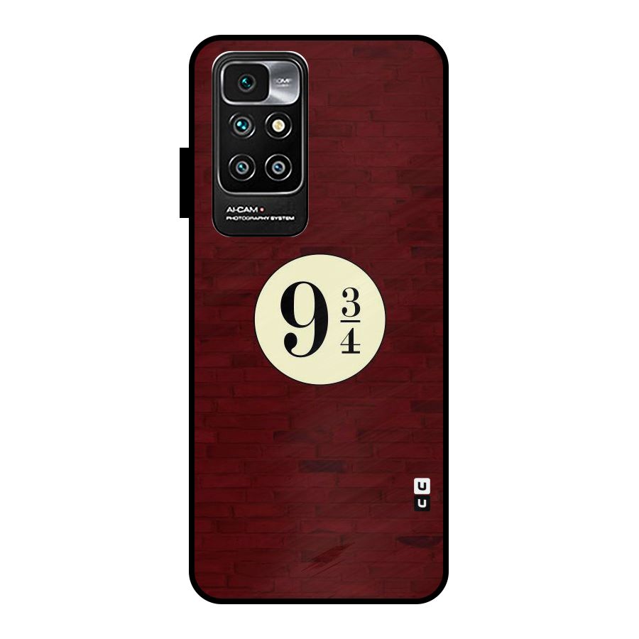 Red Wall Express Metal Back Case for Redmi 10 Prime