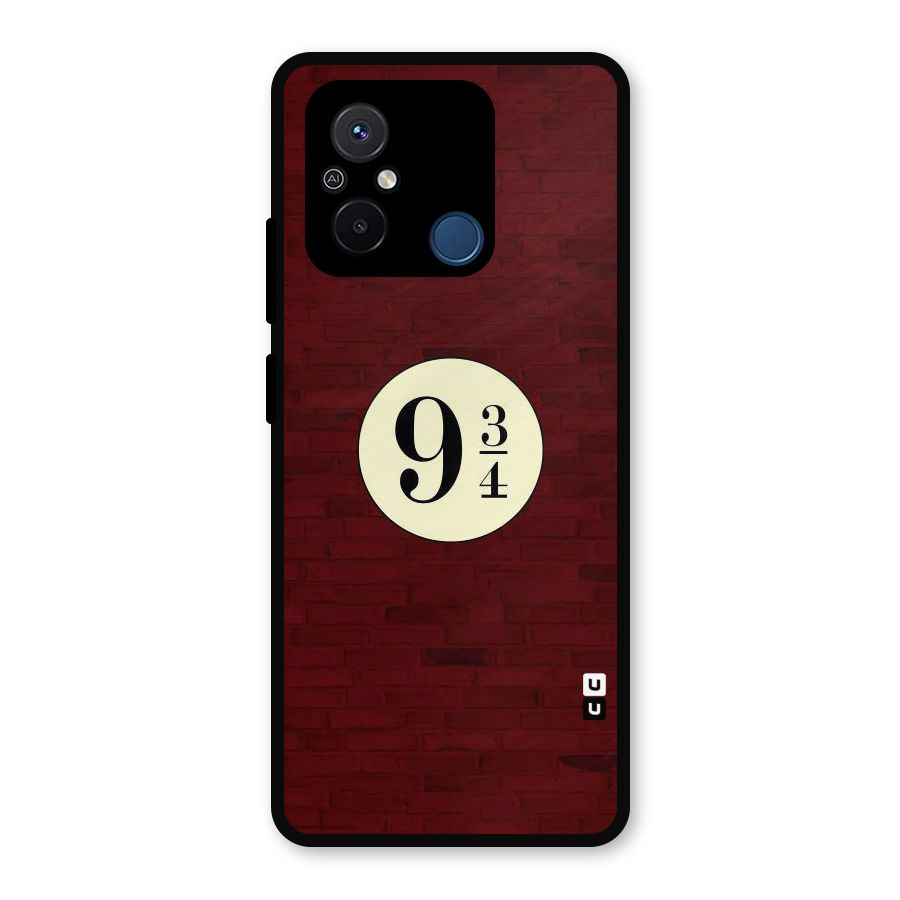 Red Wall Express Metal Back Case for Redmi 12C
