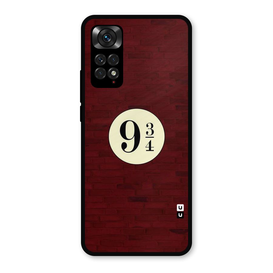 Red Wall Express Metal Back Case for Redmi Note 11