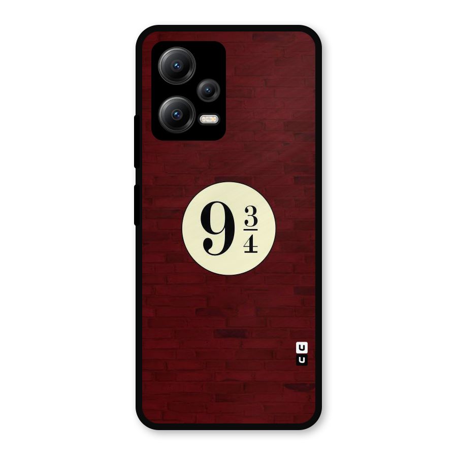 Red Wall Express Metal Back Case for Redmi Note 12 5G