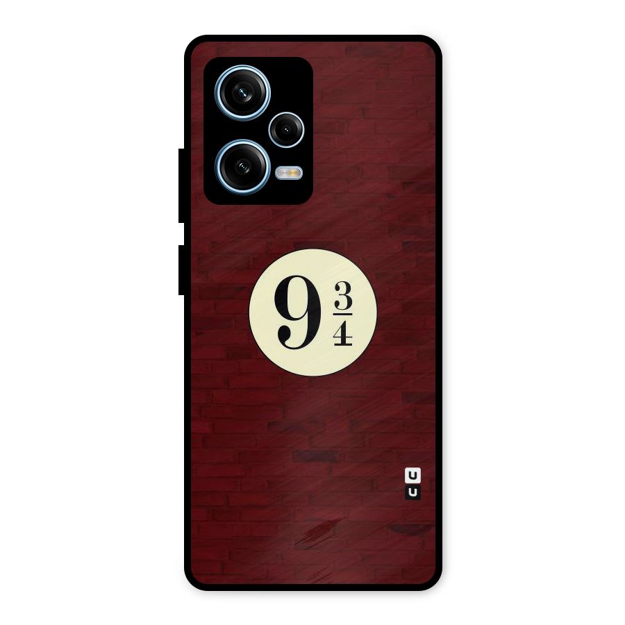 Red Wall Express Metal Back Case for Redmi Note 12 Pro