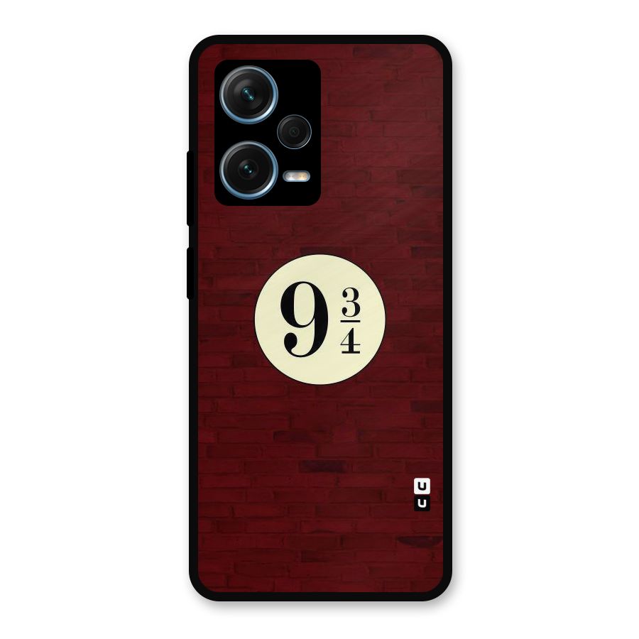Red Wall Express Metal Back Case for Redmi Note 12 Pro Plus 5G