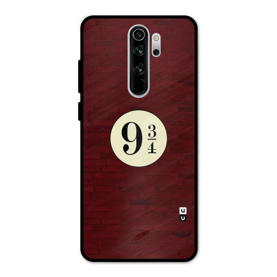 Red Wall Express Metal Back Case for Redmi Note 8 Pro