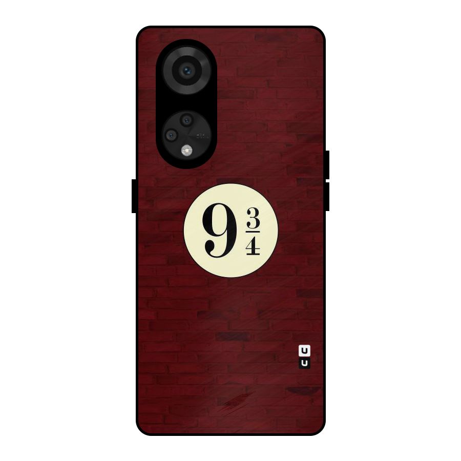 Red Wall Express Metal Back Case for Reno8 T 5G