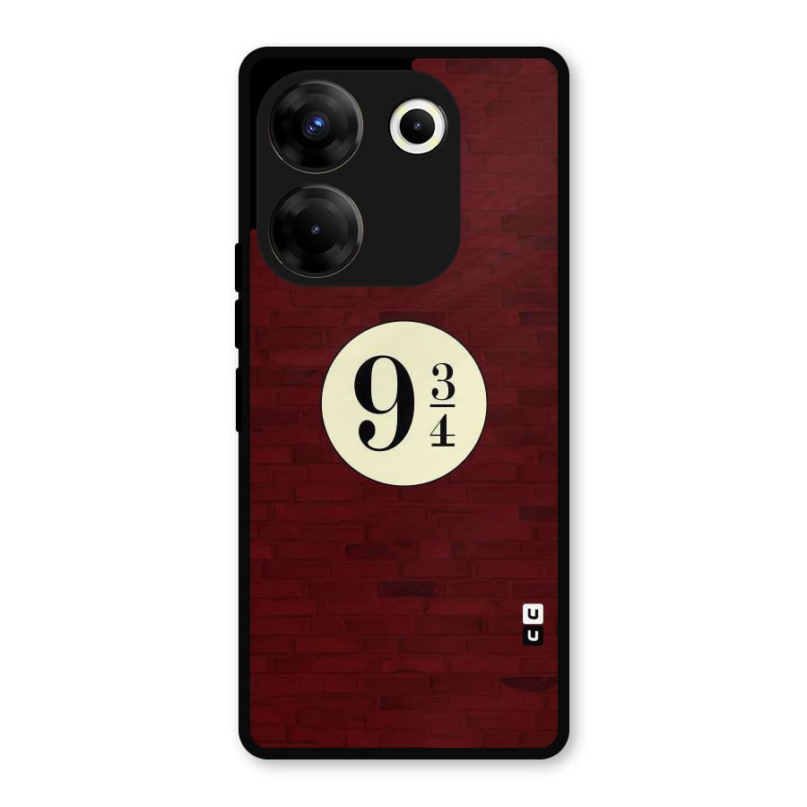 Red Wall Express Metal Back Case for Tecno Camon 20 Pro
