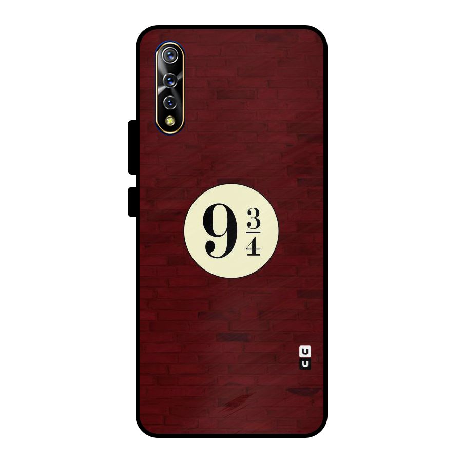 Red Wall Express Metal Back Case for Vivo S1