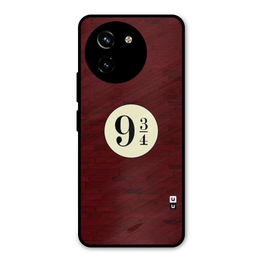 Red Wall Express Metal Back Case for Vivo T3x