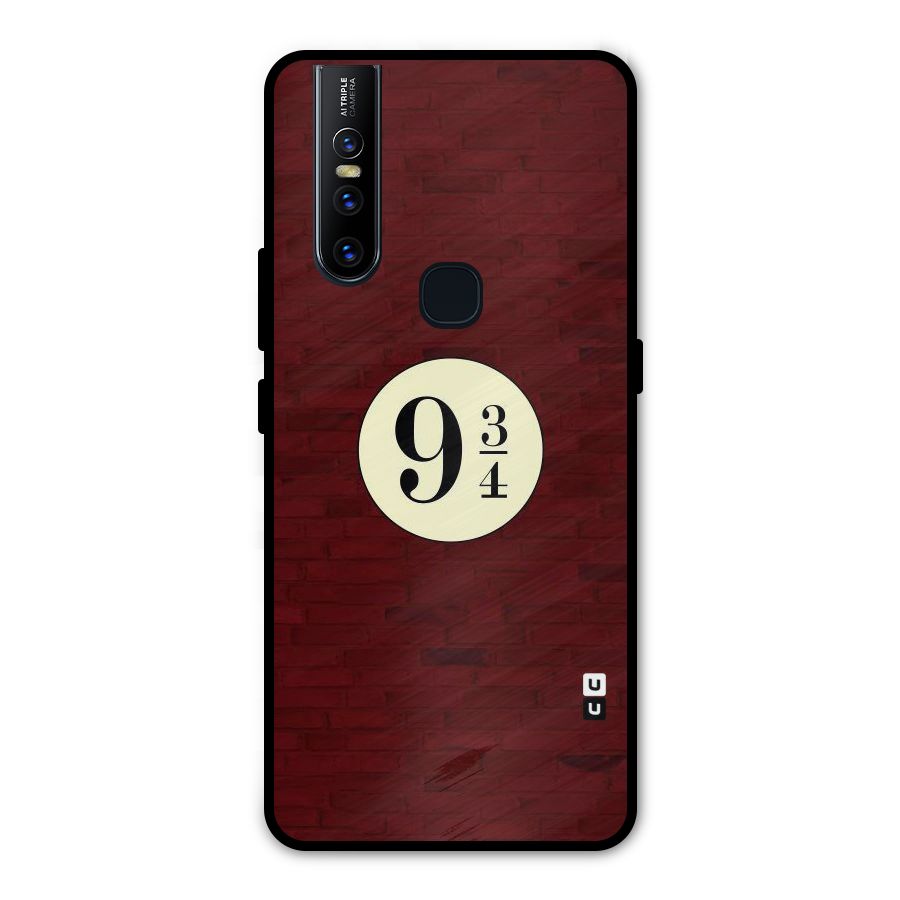 Red Wall Express Metal Back Case for Vivo V15