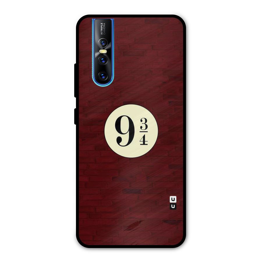 Red Wall Express Metal Back Case for Vivo V15 Pro