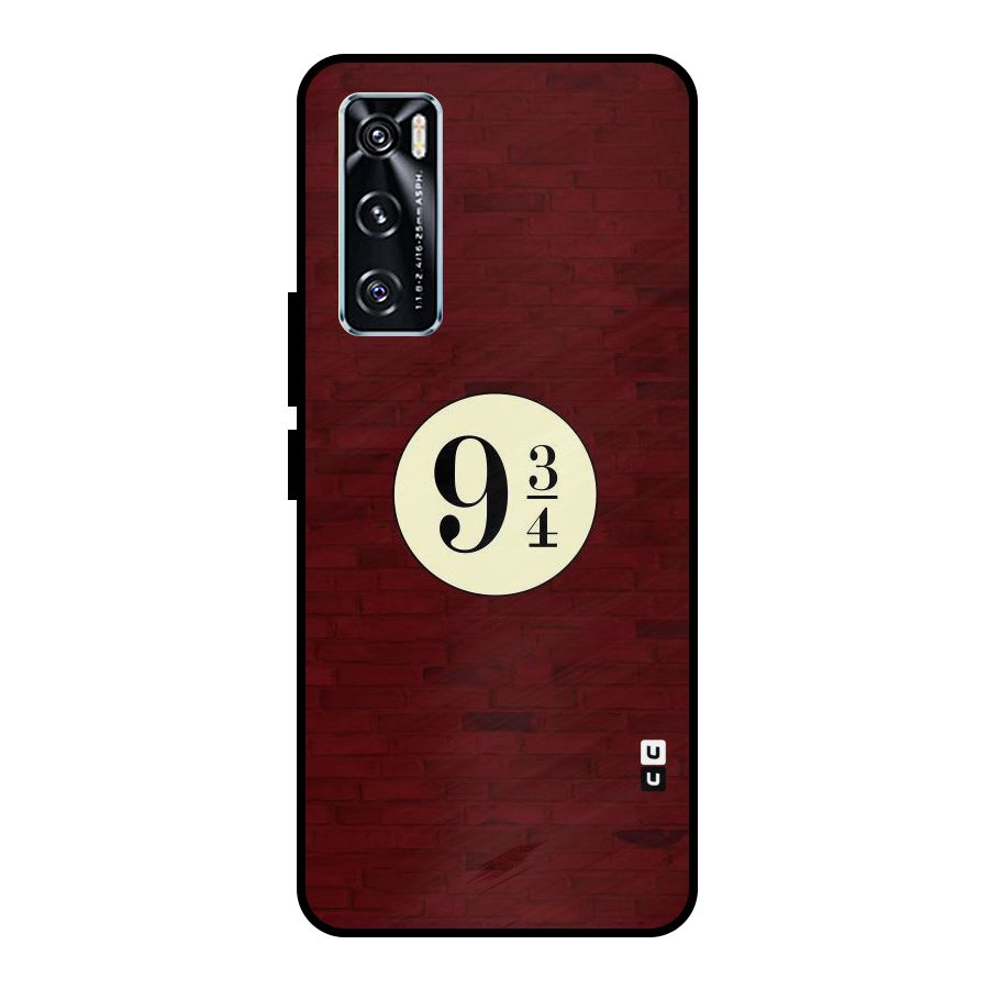 Red Wall Express Metal Back Case for Vivo V20 SE
