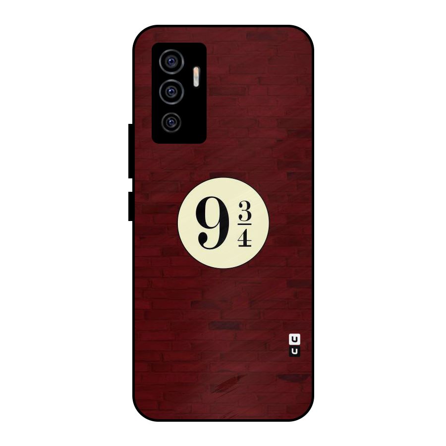Red Wall Express Metal Back Case for Vivo V23e