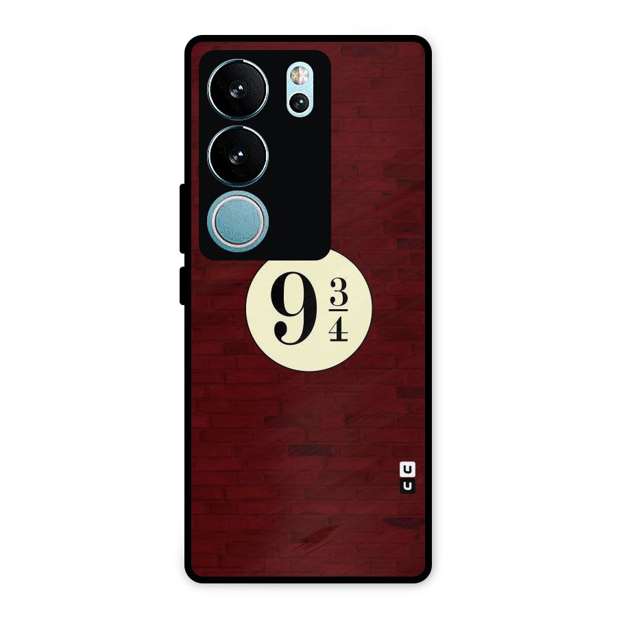 Red Wall Express Metal Back Case for Vivo V29 Pro